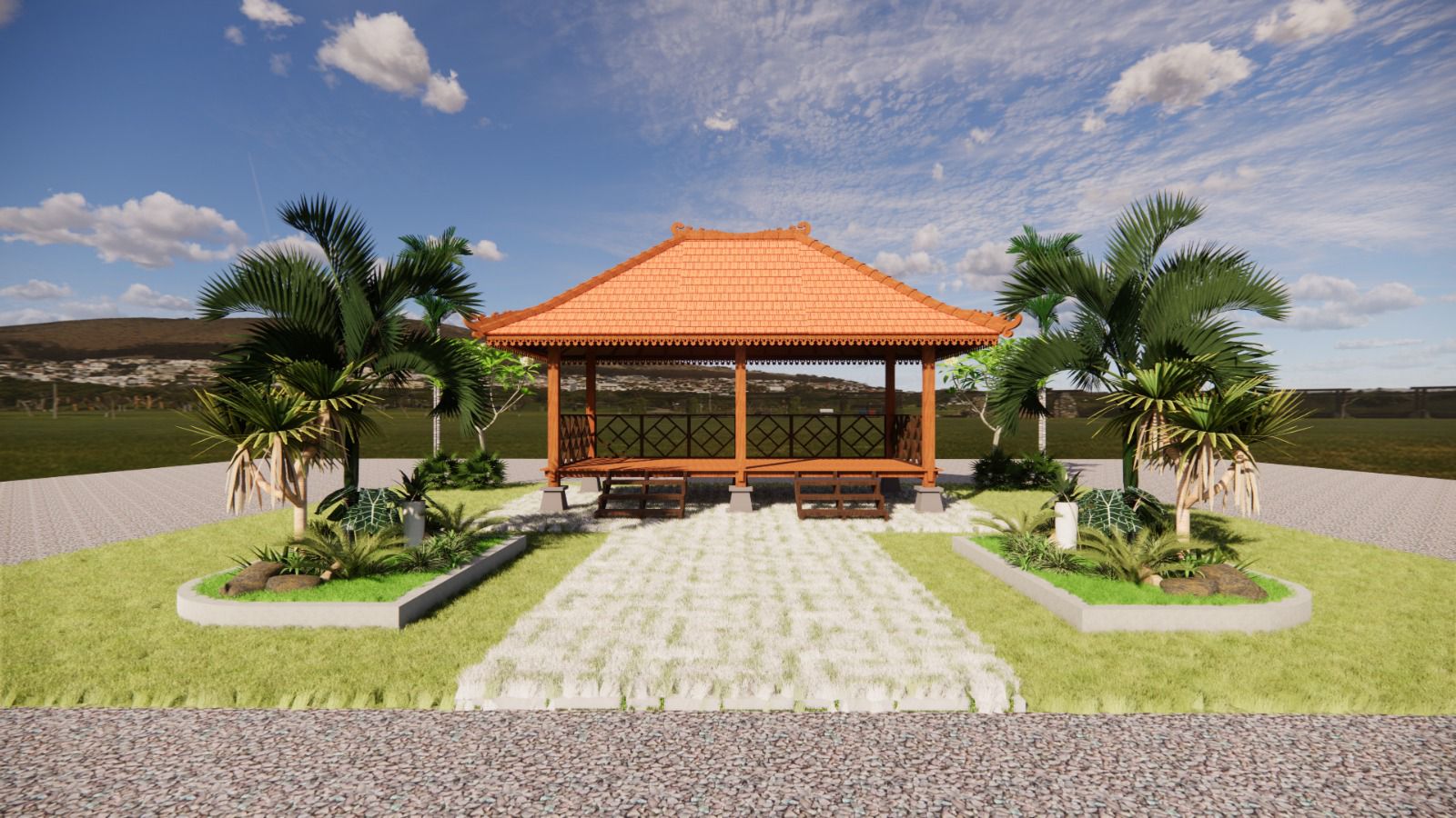 Kerjasama Pembuatan Gazebo bersama Karang Taruna Pasiirranji